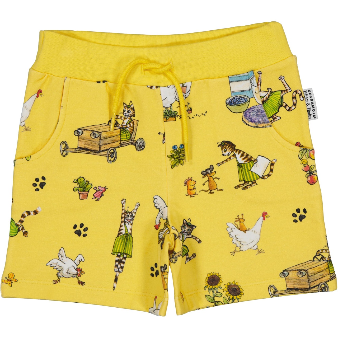 Pettersson und Findus College-Shorts Gelb 74/80