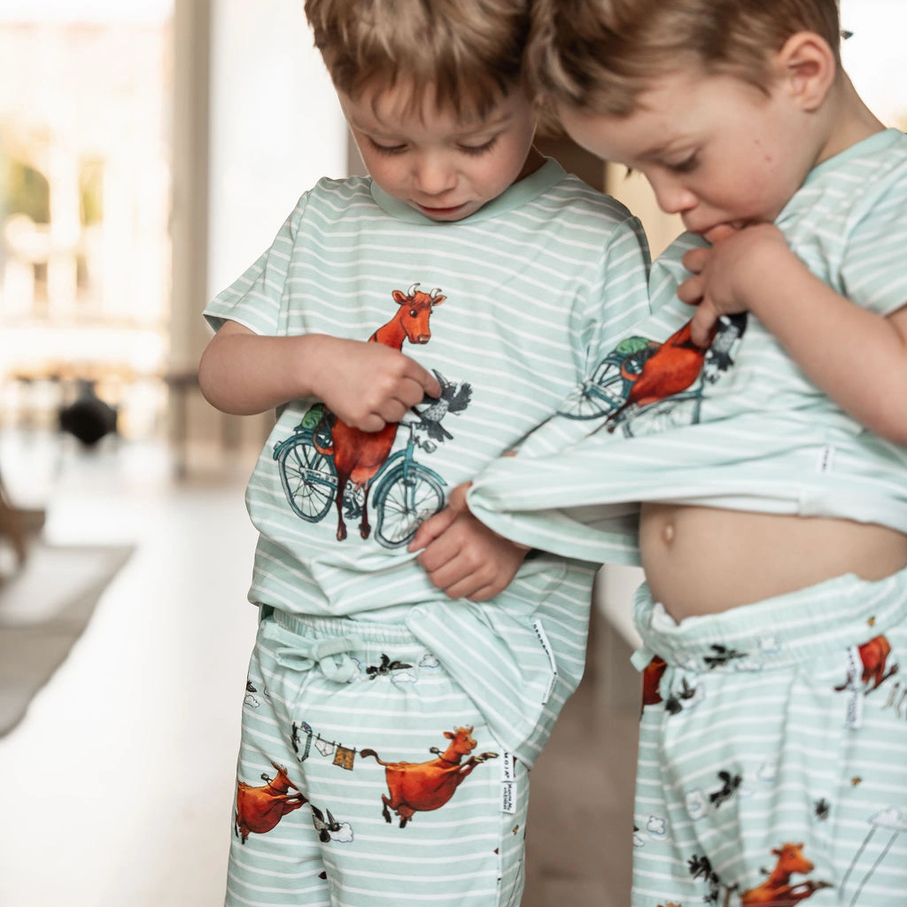 Sommersett Mamma Mu og Kråkan Mint/Hvit