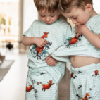 Mamma Muu ja Varese Suvi komplekt Mündiroheline 98/104