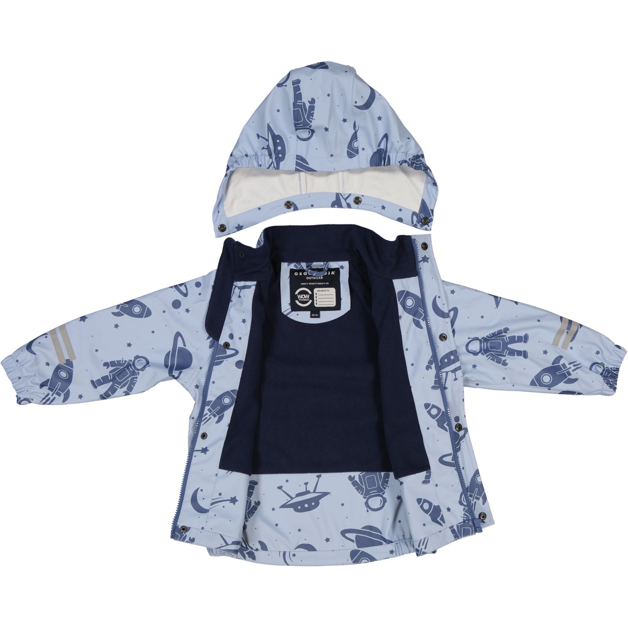 Rain set fleece Blue Astro 10 98/104