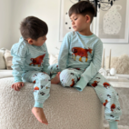 Mama Muh Zweiteiliger Pyjama Mint 74/80