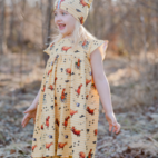 Mamma Mu flounce dress Yellow  86/92