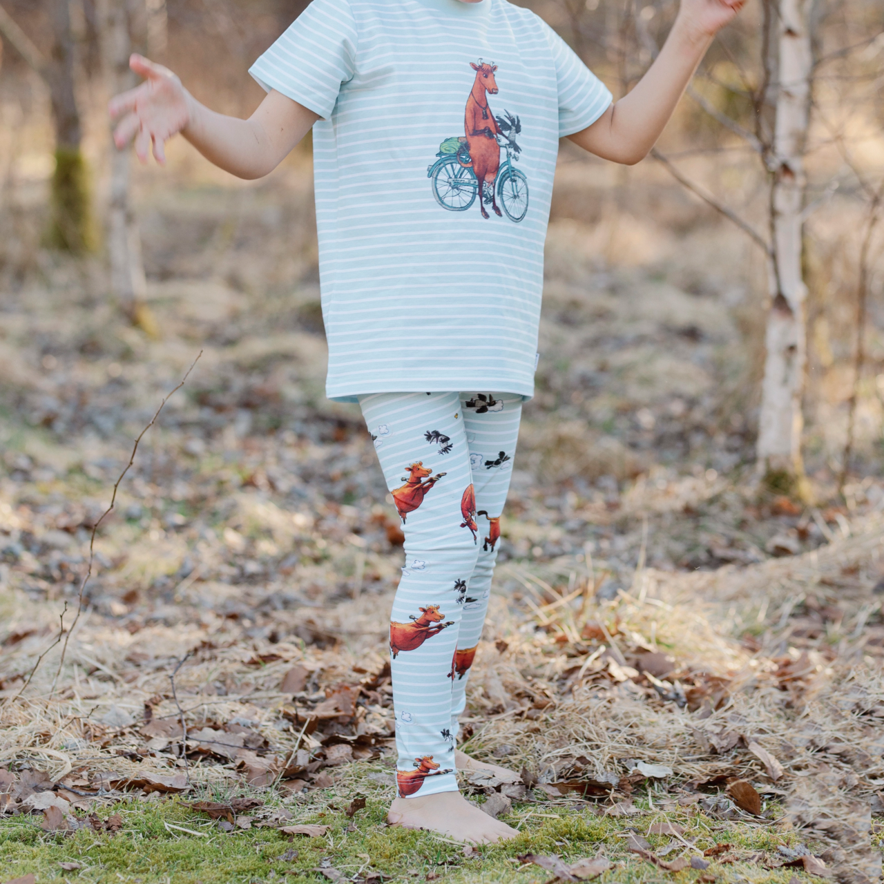 Mamma Mu leggings Mint  110/116