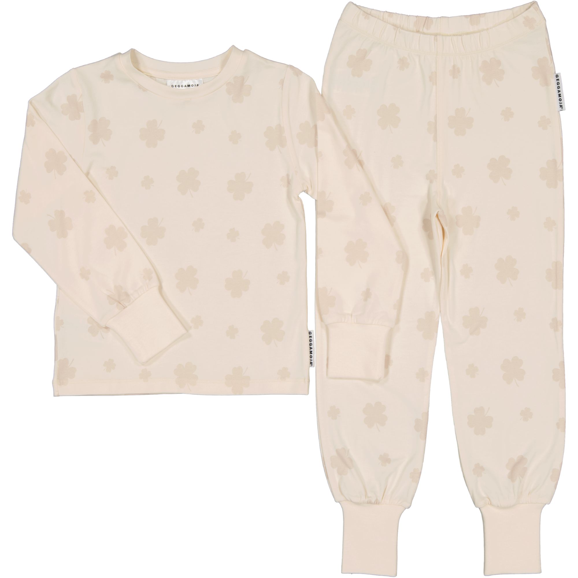 Bamboo two piece pyjamas Beige clover