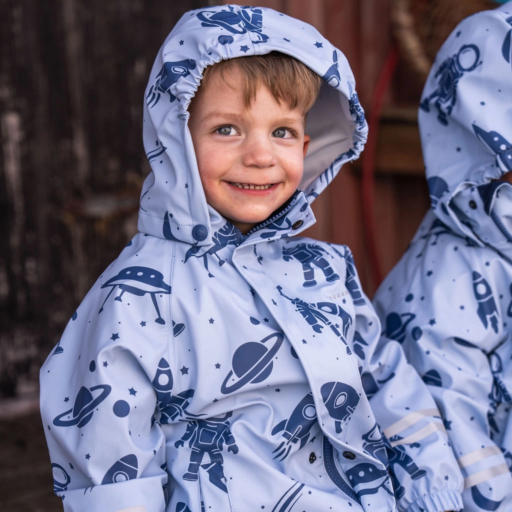 Rain set fleece Blue Astro 10 98/104