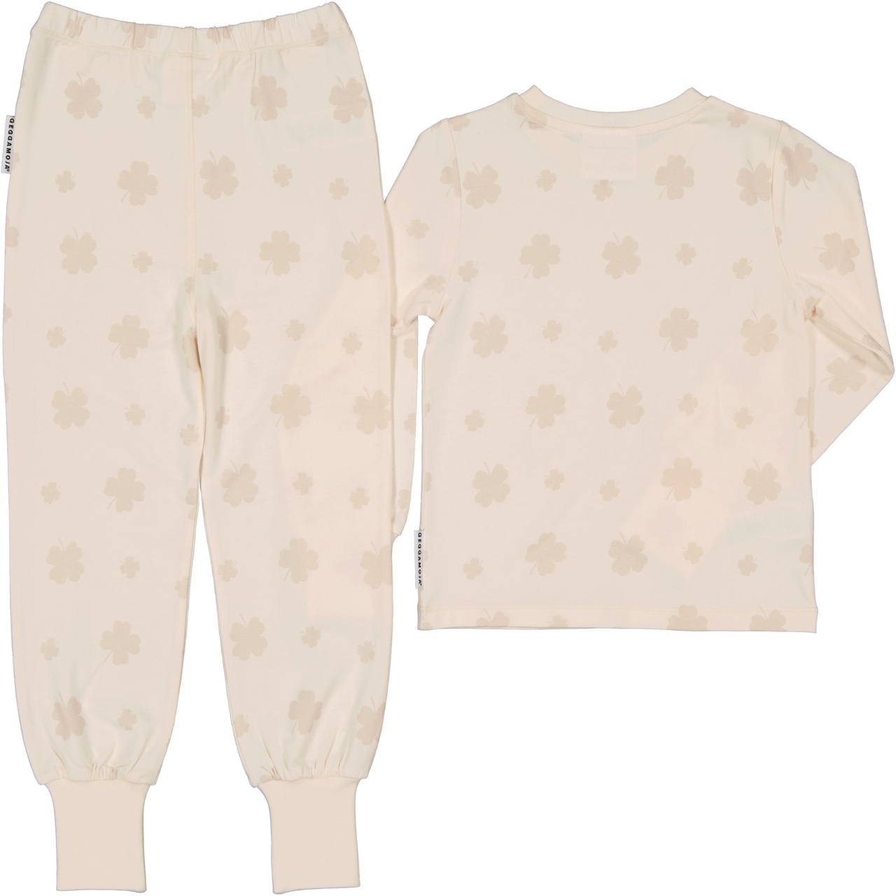 Pyjamas tvådelad Bambu Klöver Beige