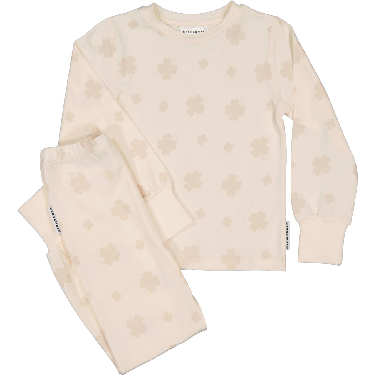 Pyjamas tvådelad Bambu Klöver Beige