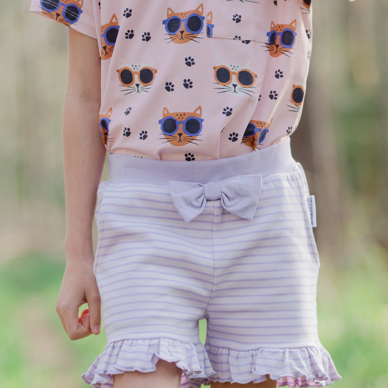 Shorts Purple str  122/128