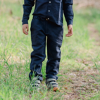 Linen pants Navy  98/104