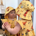 Mimmi Lehmän ja Variksen Auringonhattu Keltainen 2-6Y