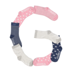 Antislip Sock Classic 2-Pack Light grey solid
