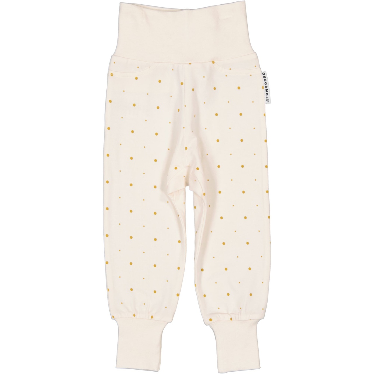 Bamboo baby pants Golden dots