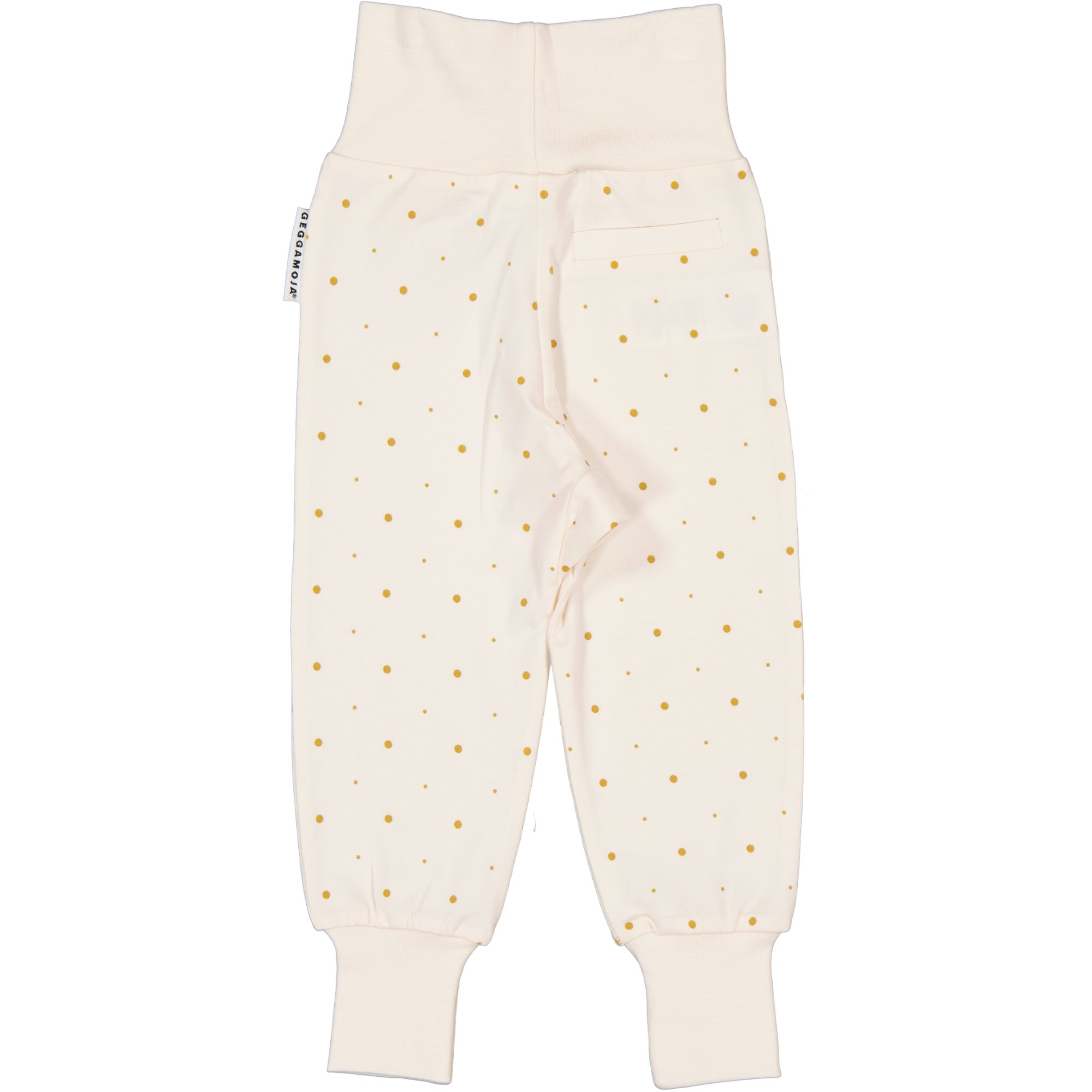 Bamboo baby pants Golden dots