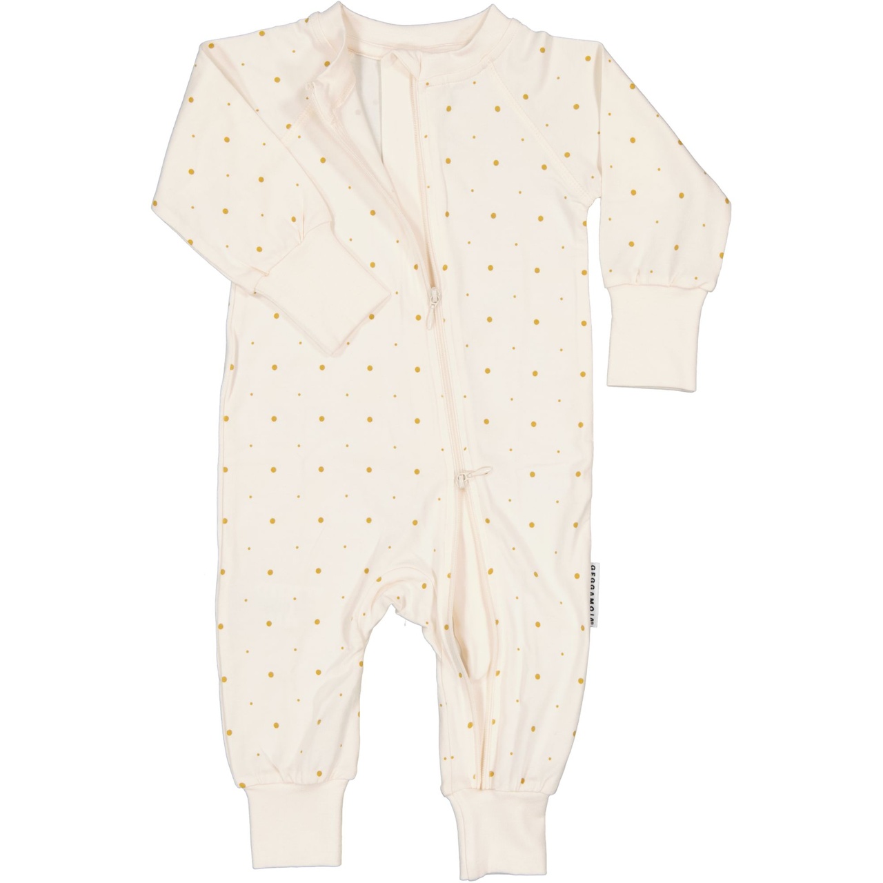 Bamboo two way zip pyjamas Golden dots 98/104