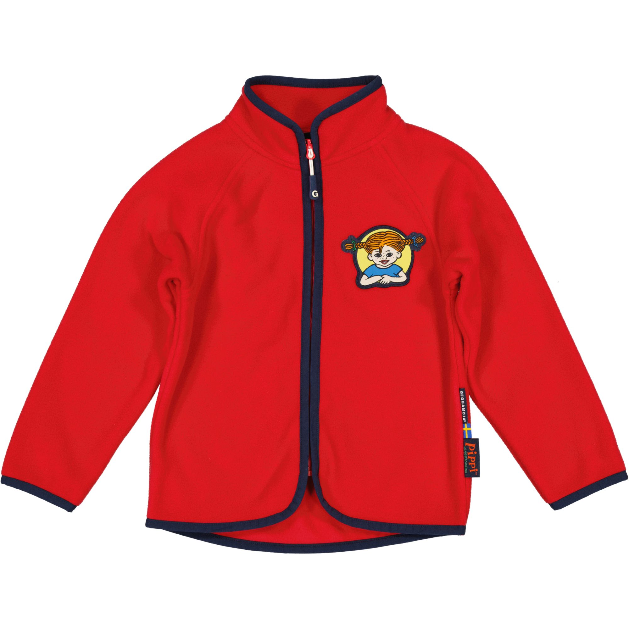 Pippi Långstrump Fleece jacket Red