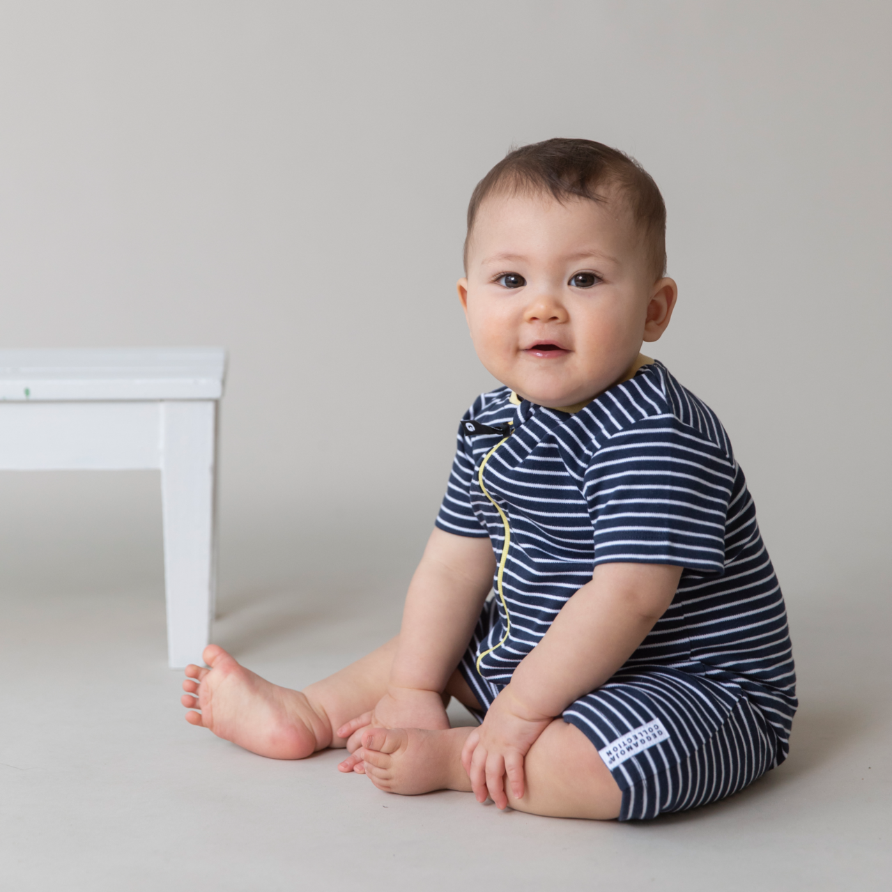 Summer pyjamas suit Navy/white