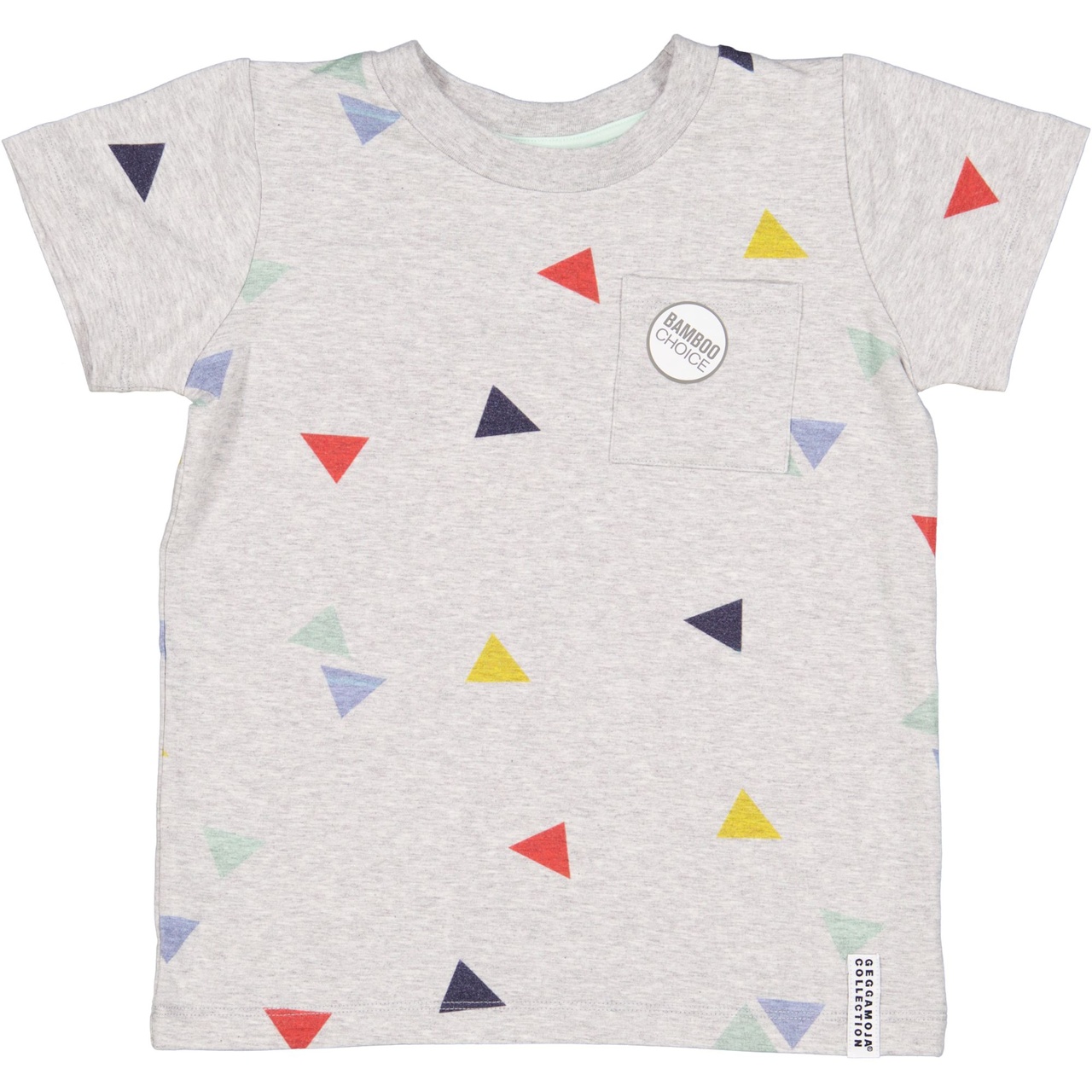 Bamboo T-shirt Grey triangle