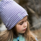 Topline cap Grey stripe