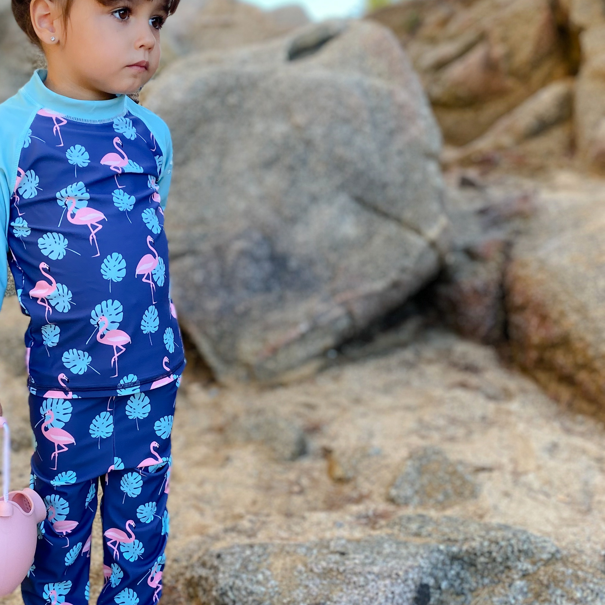 UV Long pants Flamingo