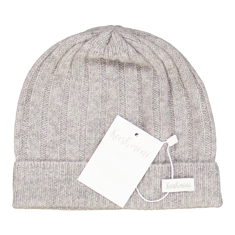 Kashmini Beanie Grey mel  1-3 year