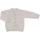 Cashmere Cardigan Heart- Grey 50/56