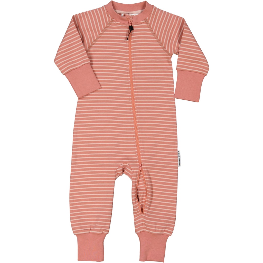 Tvåvägs-zip Pyjamas Mörkrosa/rosa 74/80