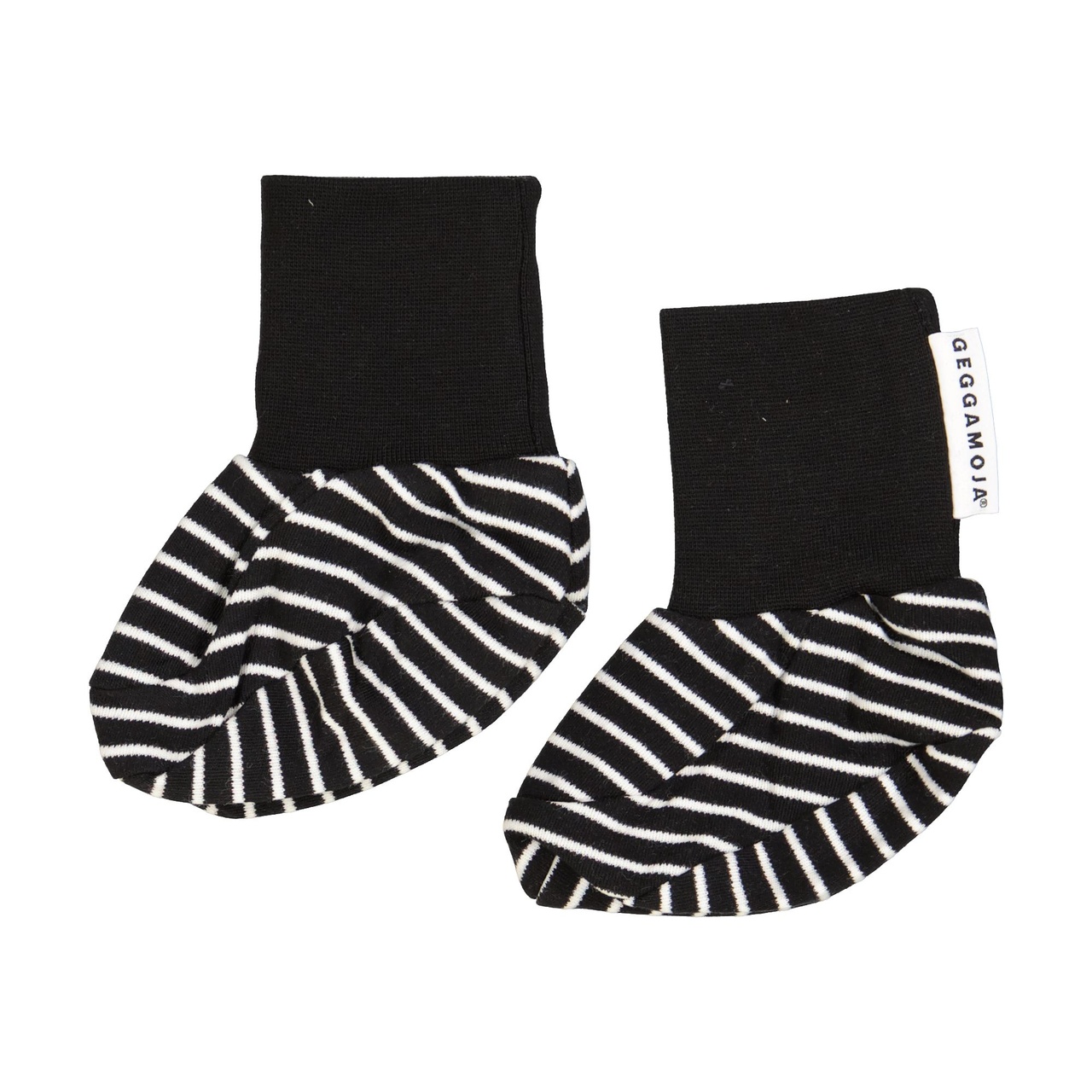 Classic footie Black/white  One Size