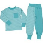 Pyjamas 2-pcs Classic D.Mint/white  146/152