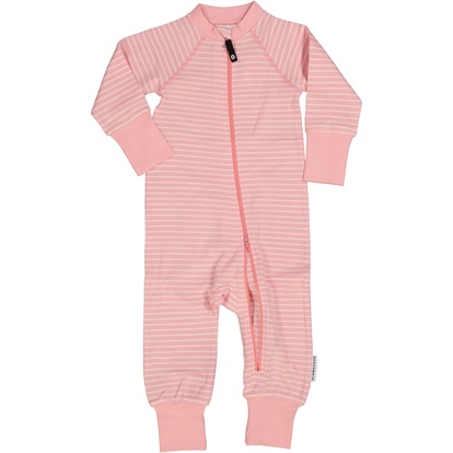 Tvåvägs-zip Pyjamas Classic Rosa/vit