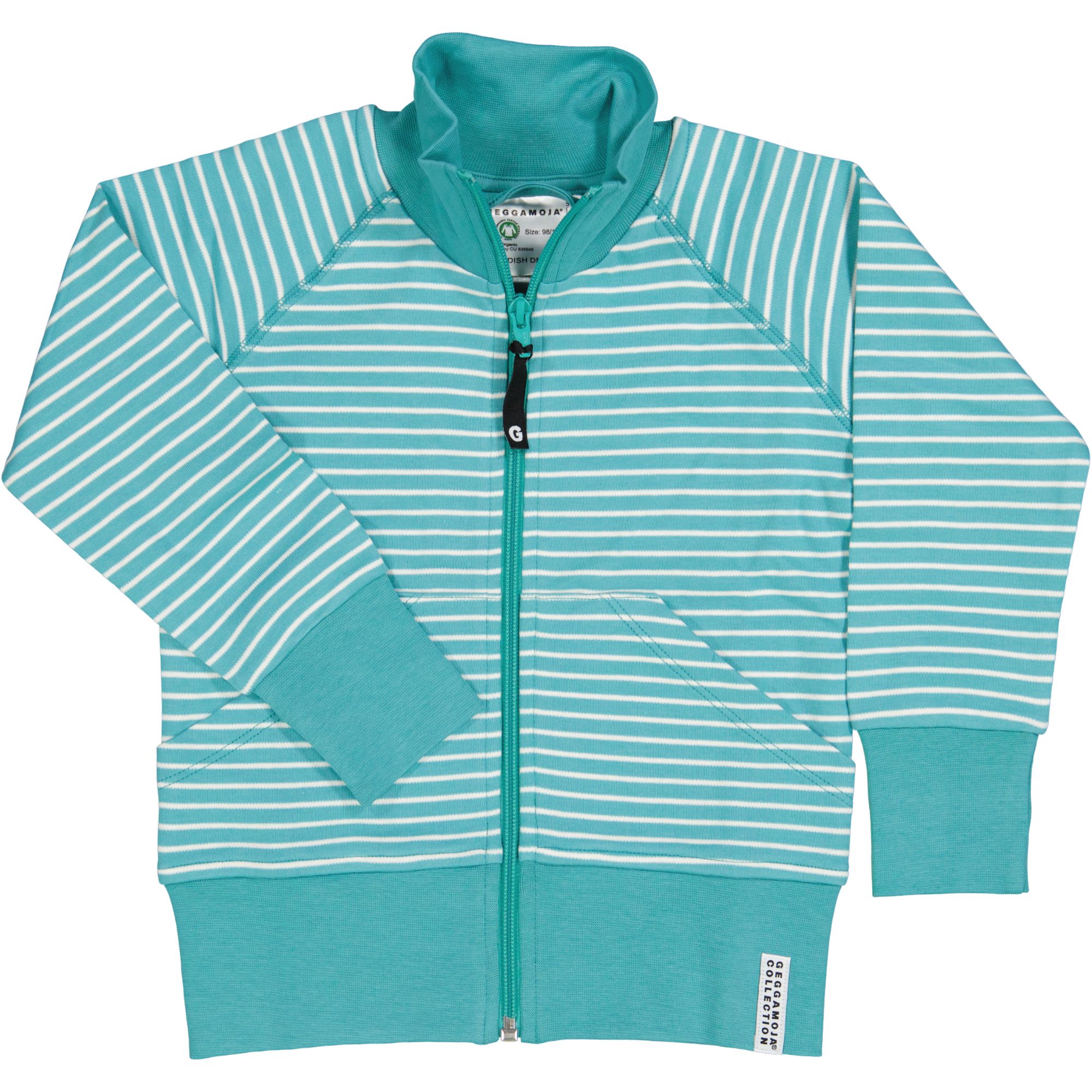 Teen Ziptröja  Classic Mint/vit