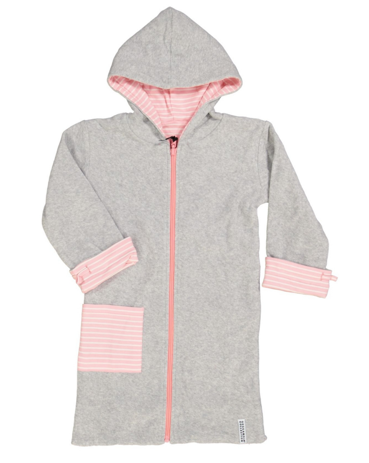 Bathrobe Classic Pink/white  110/116