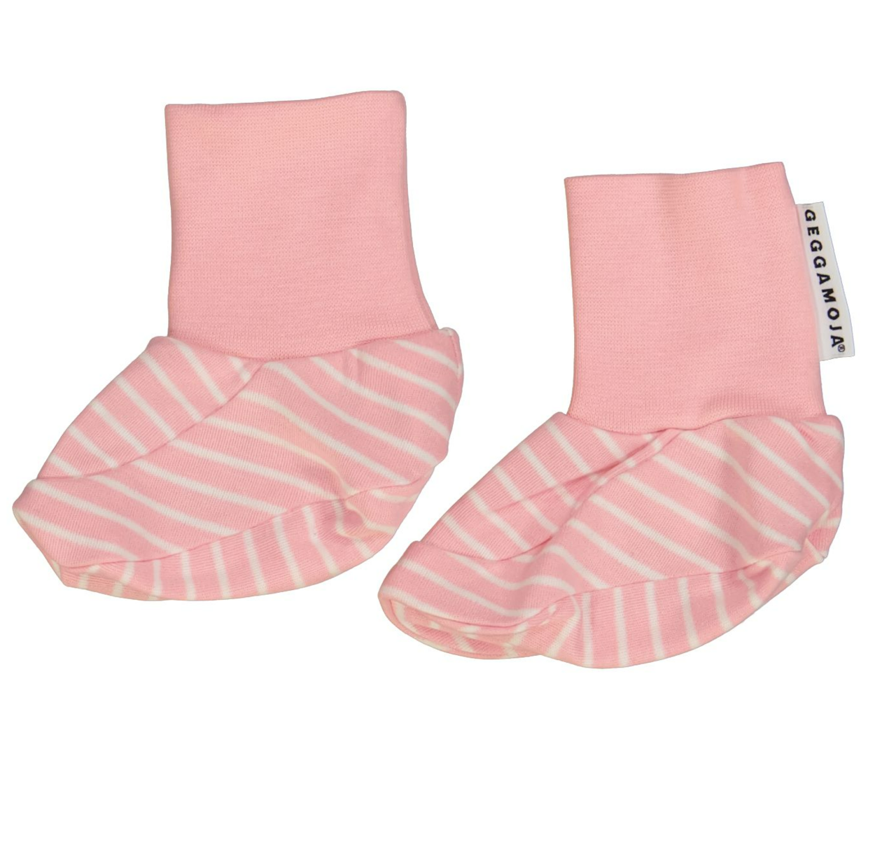 Classic footie Pink/white  One Size