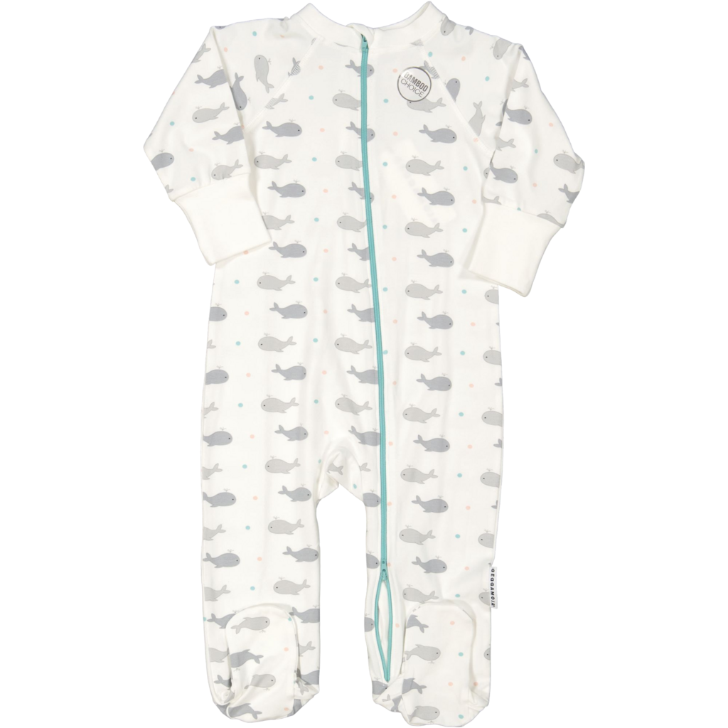 Tvåvägs-zip Pyjamas Bambu Val
