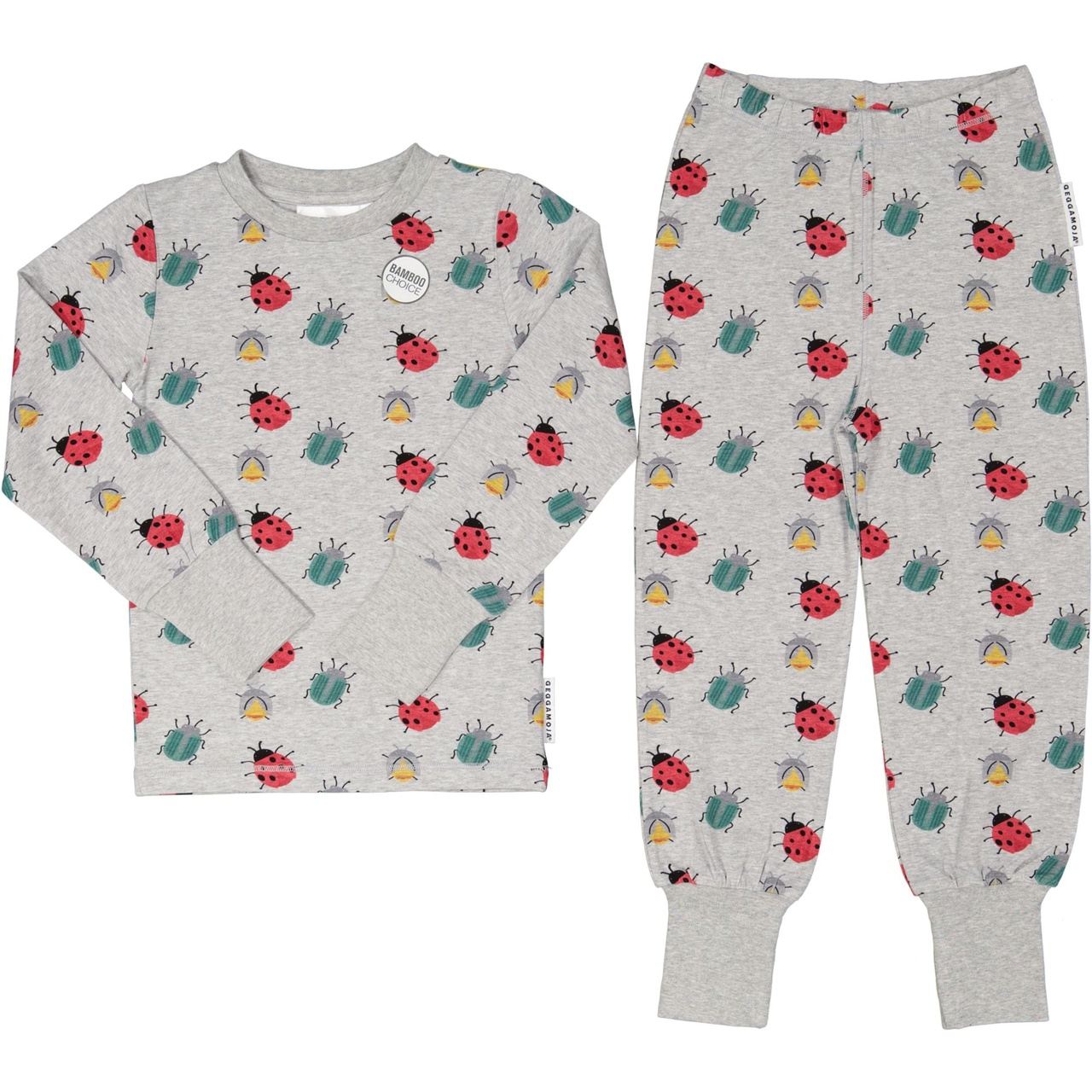 Bambu Tvådelad pyjamas Kryp 74/80