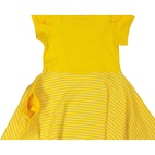 Flared dress Yellow/white  62/68