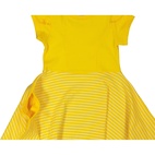 Flared dress Yellow/white  50/56