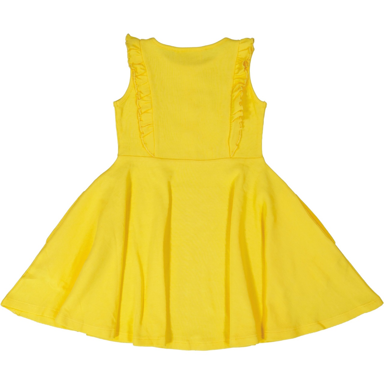 Summer flounce dress Yellow 04