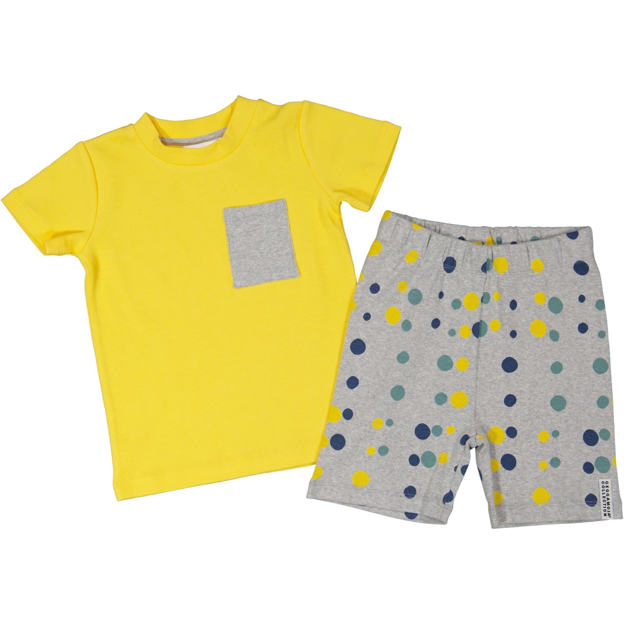 Two pcs summer pyjamas Yellow 04