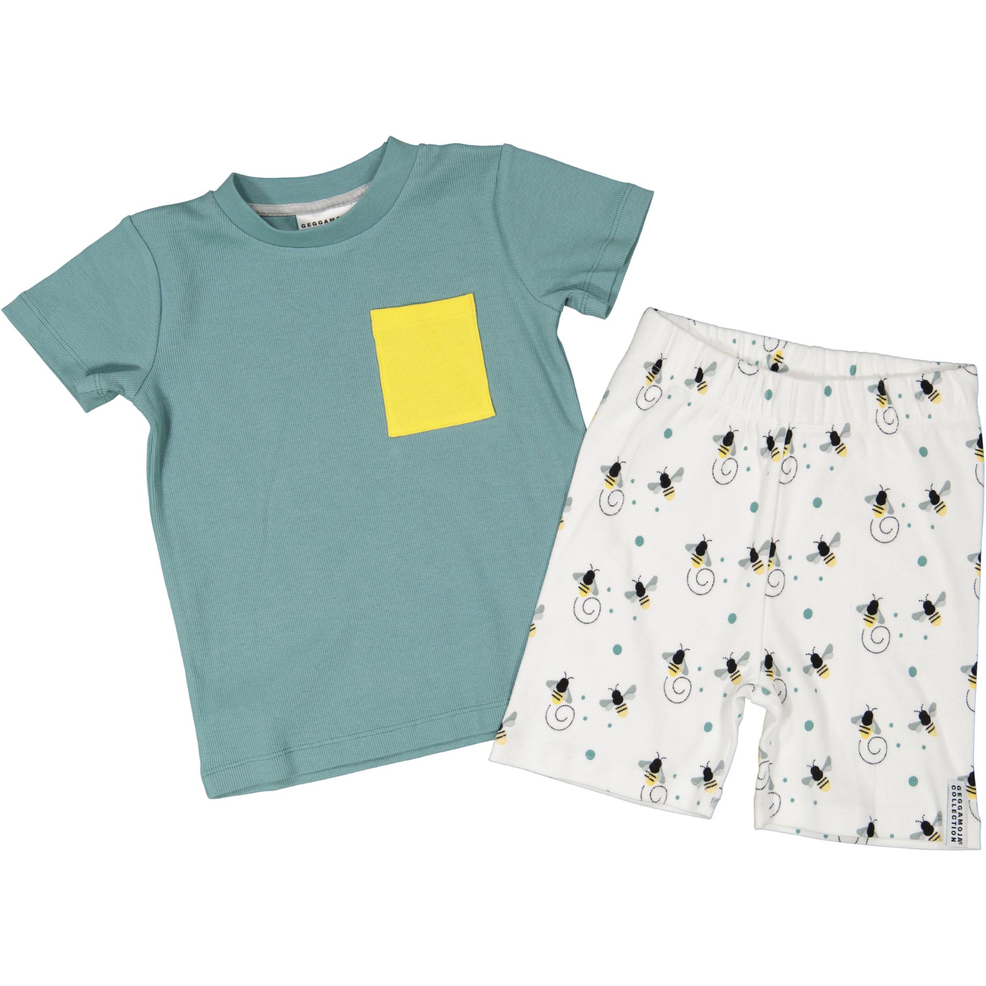 Tvådelad Pyjamas-set Petrolgrön