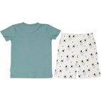 Two pcs summer pyjamas Petrol green  146/152