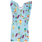 UV- Flounce suit Ice Cream  146/152