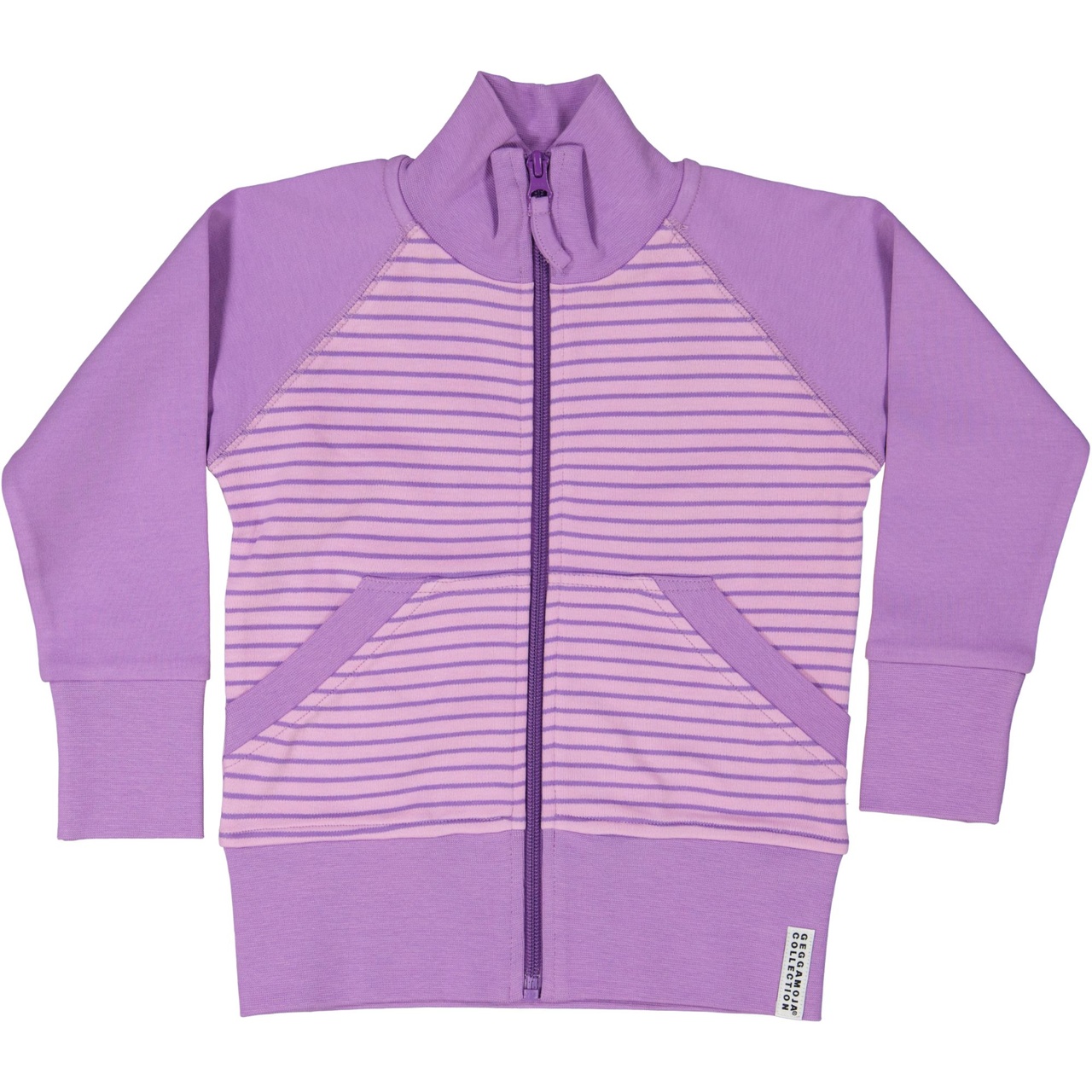 Zip sweater L.purple/purple 16