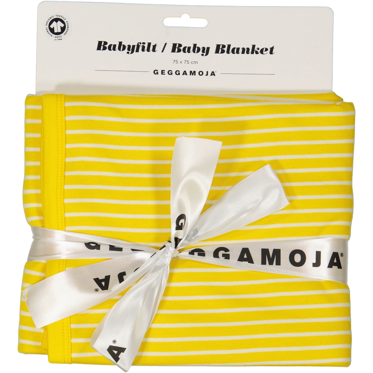 Babyfilt Gul/vit