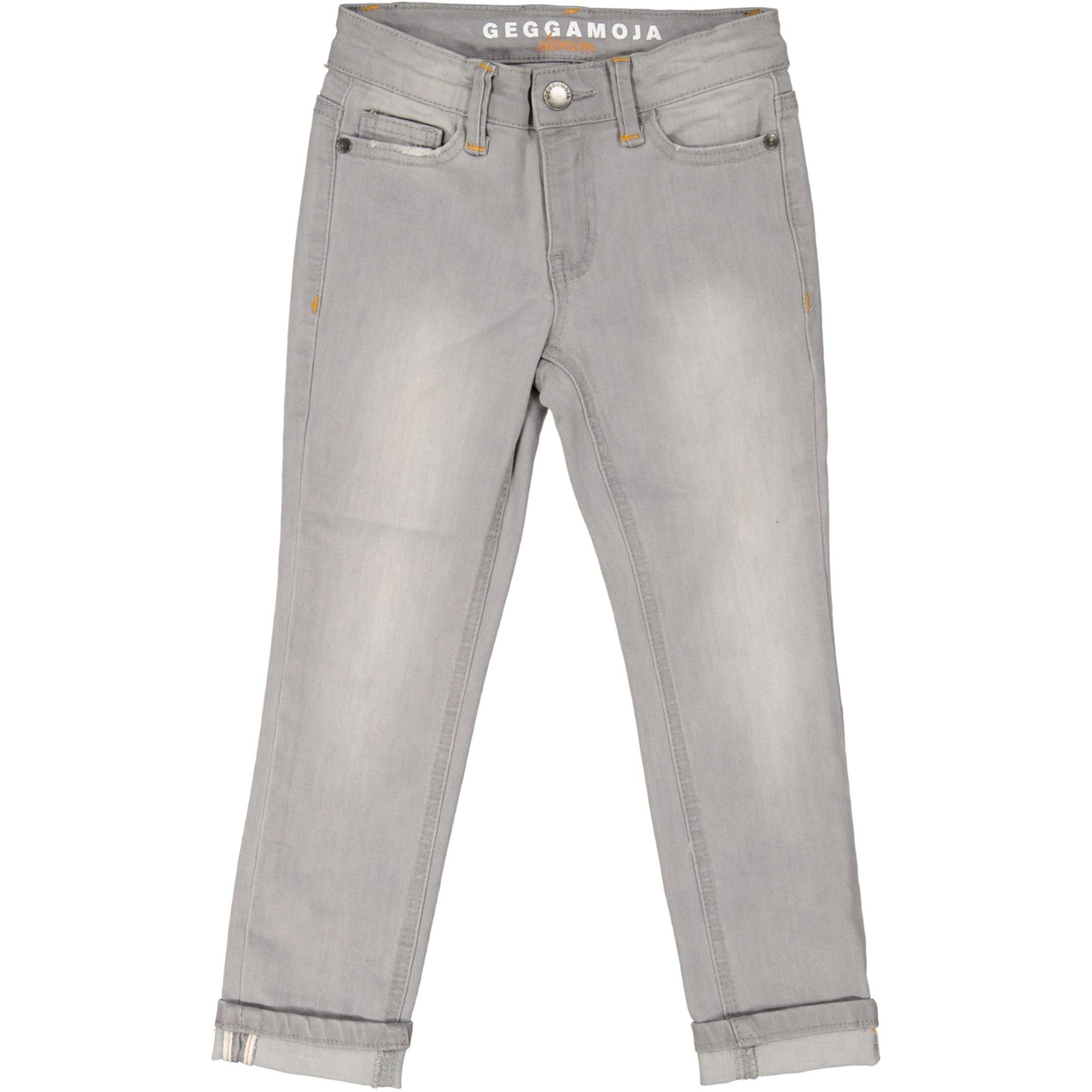 Unisex 5-pocket jeans Grey wash  74/80