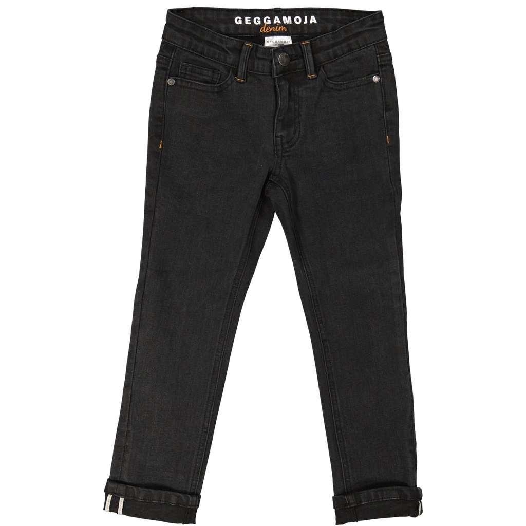 Unisex 5-ficks jeans Svarta 122/128