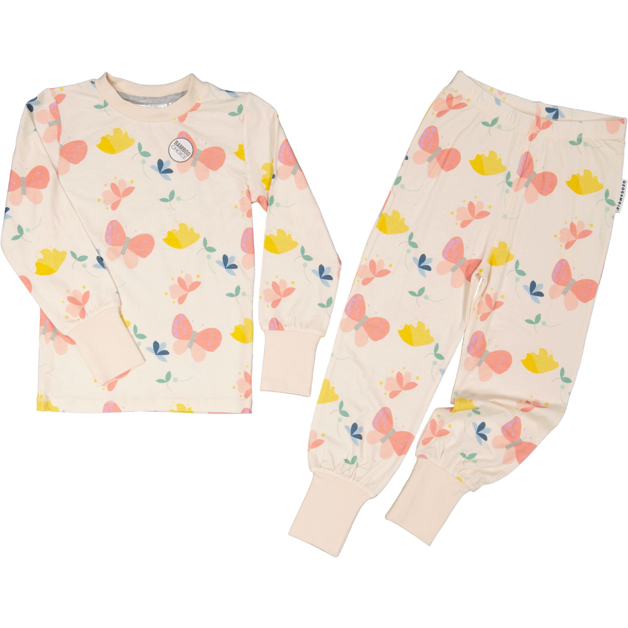 Bambu Tvådelad pyjamas Fjäril