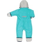 Windfleece overall Grey mel/turq