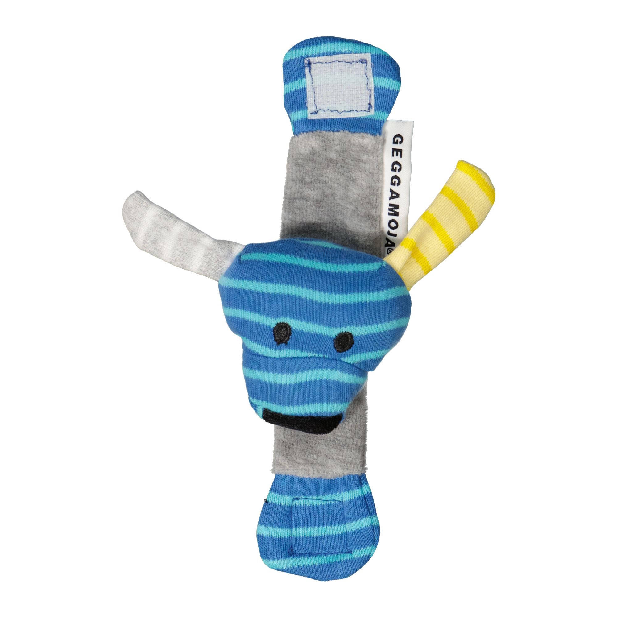 Doddi wrist rattle Blue/mint