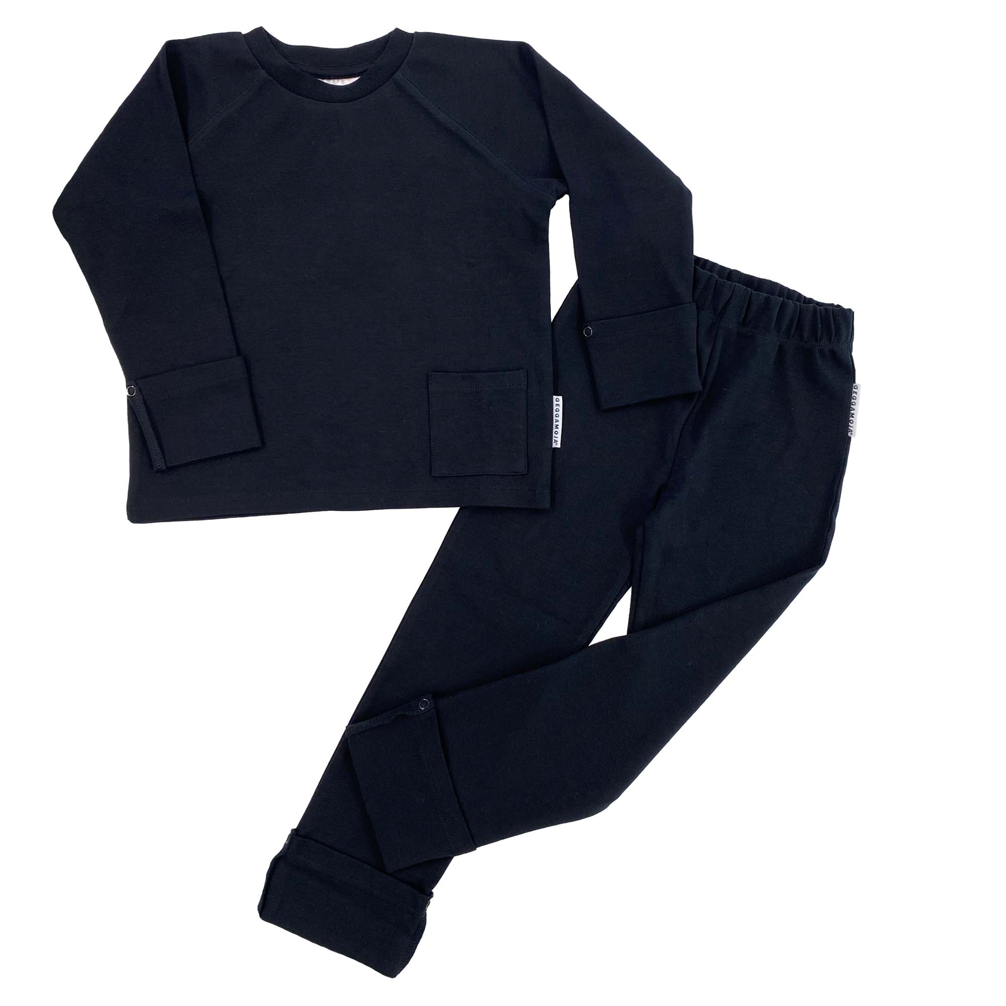 Two pcs pyjamas Black