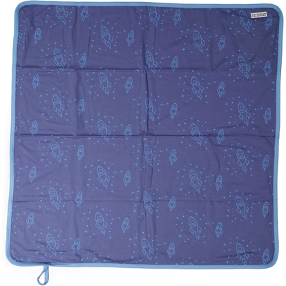 Bamboo blanket Blue space